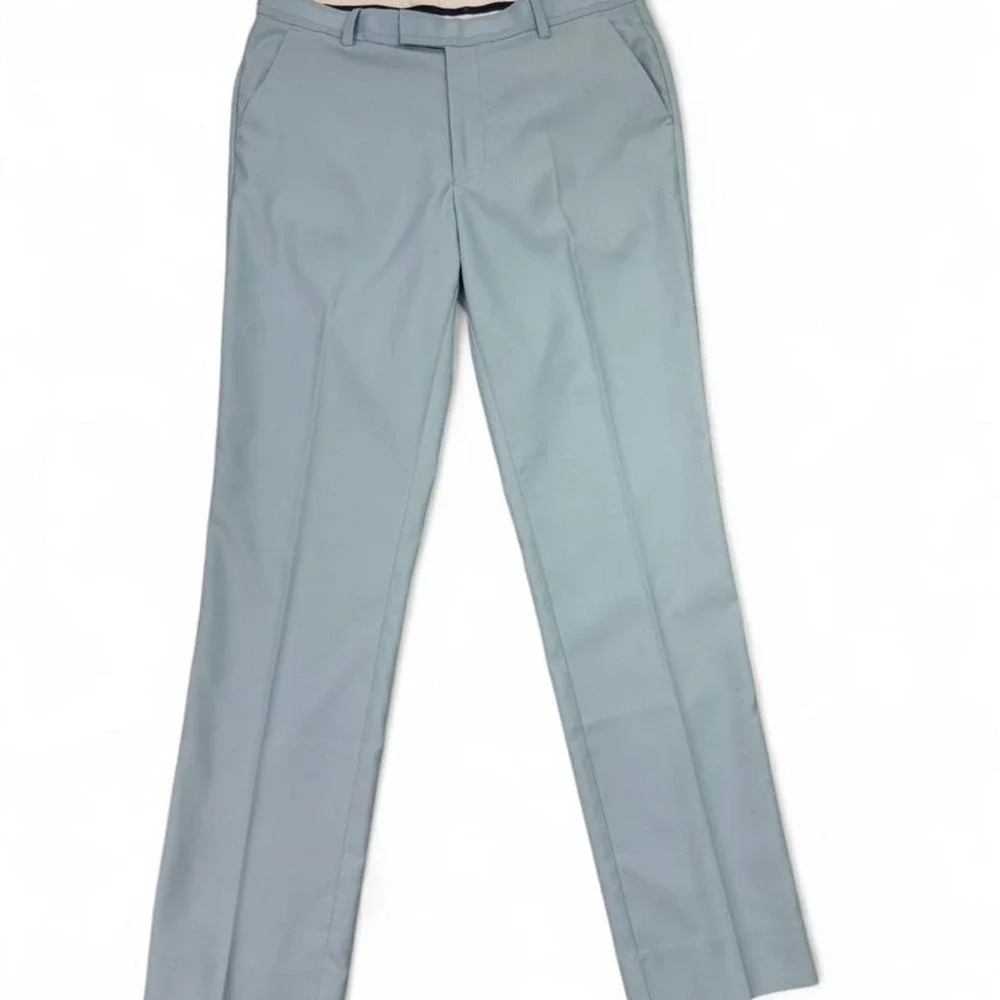 G/FORE Mens Golf Pants 34x31 Light Blue Performance Stretch Flat‎ Athletic 0222
